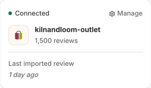 eBay shop kilnandloom-outlet connected, 1,500 reviews